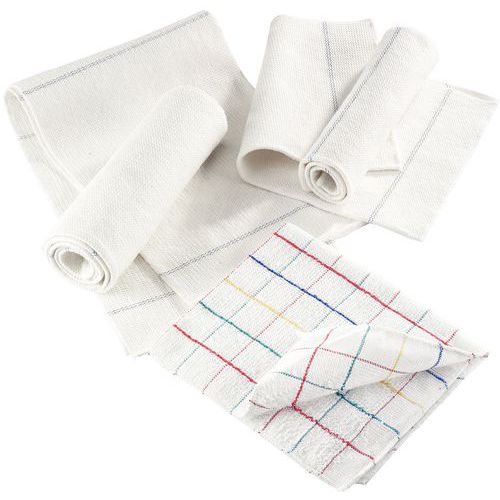 10 White Multipurpose Cleaning Cloths - Cotton - Manutan UK 10 White Multipurpose Cleaning Cloths - Cotton - Manutan UK