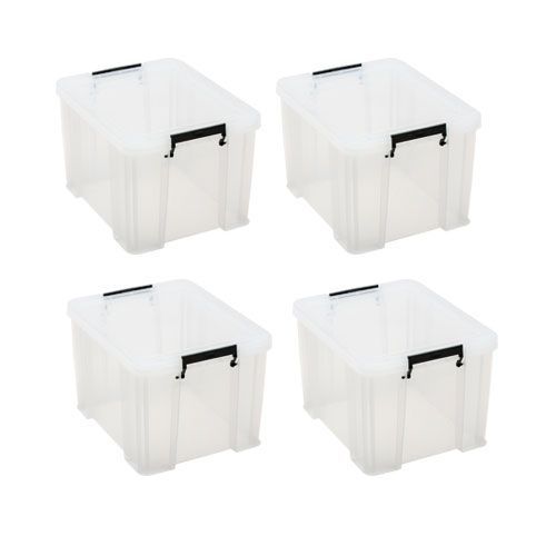 Manutan 36L Box Clear - Buy 3 get 1 FREE