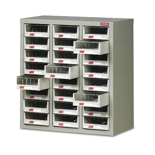 24 Drawer Small Parts Cabinet