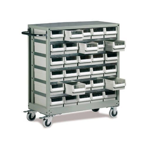 30 Mobile Drawer Small Parts Cabinet