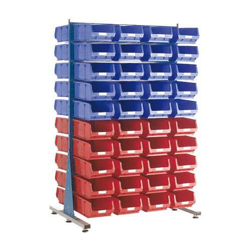 Double Sided Rack (1600h x 1000w) With Bins