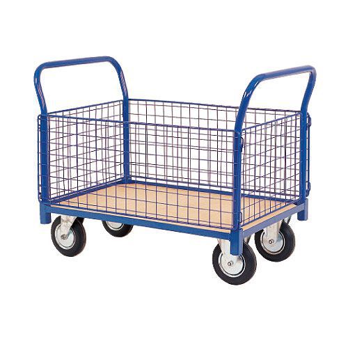 Flatbed Platform Truck With 1-4 Sides - 500kg Capacity