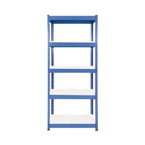 Rapid 1 Heavy Duty Shelving (1980h x 915w) Blue - 5 Melamine Shelves