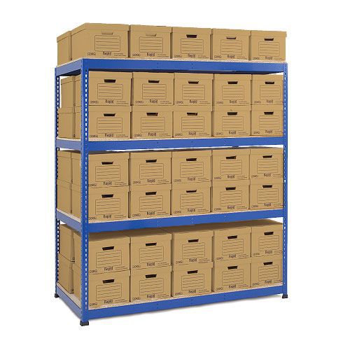 Rapid 1 Double Sided Archive Storage with 100 Boxes