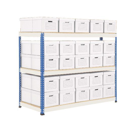 Rapid 1 Double Sided Archive Bay with 50 Boxes
