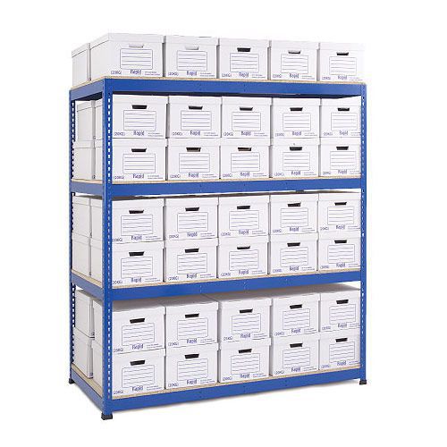 Rapid 1 single sided archive storage - Rapid Racking