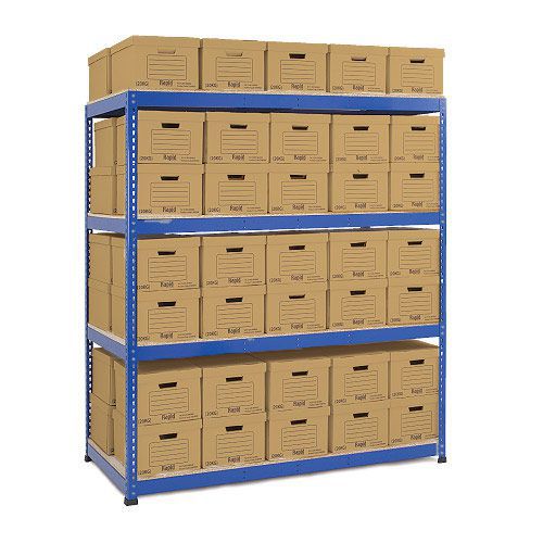 Rapid 1 Double Sided Archive Storage with 70 Boxes