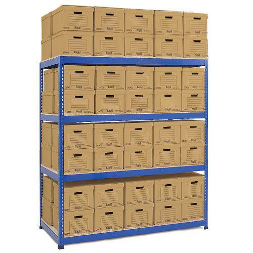Rapid 1 Double Sided Archive Storage with 80 Boxes