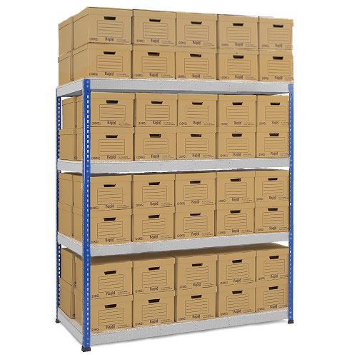 Rapid 1 single sided archive storage - Rapid Racking