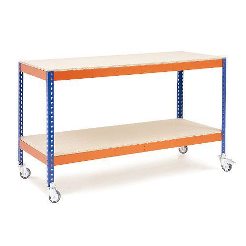 Rapid 1 Mobile Workbench - Chipboard Shelves