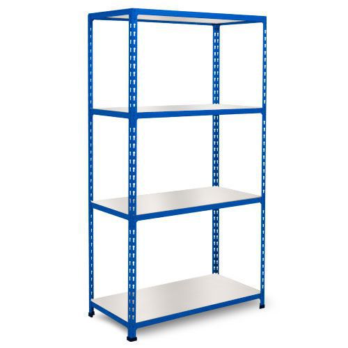 Rapid 2 Shelving (1600h x 915w) Blue - 4 Melamine Shelves