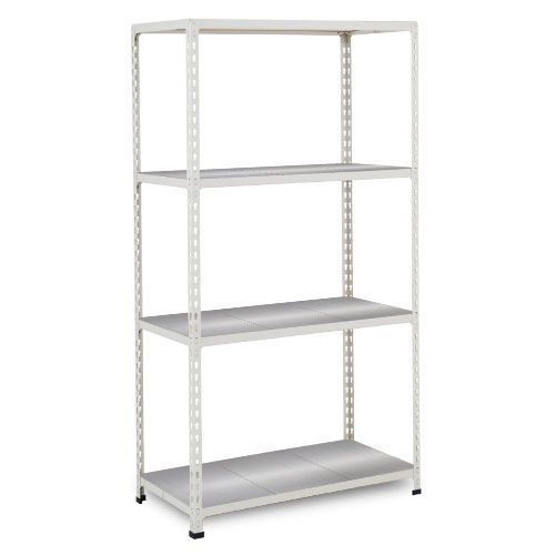 Rapid 2 Shelving (1600h x 915w) Grey - 4 Galvanized Shelves