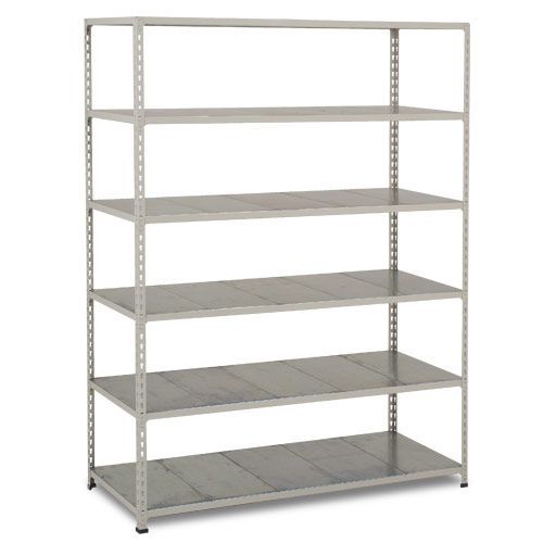 Rapid 2 Shelving (1600h x 1220w) Grey - 6 Galvanized Shelves