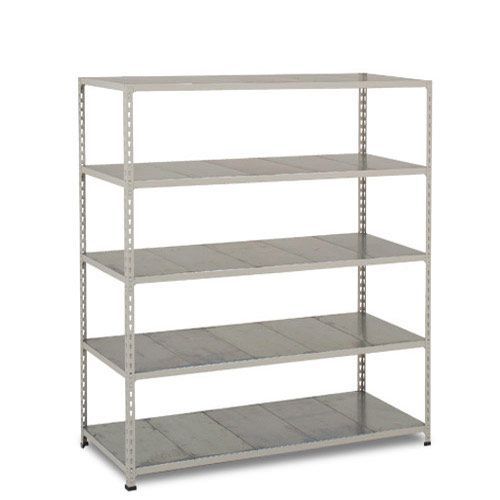 Rapid 2 Shelving (1600h x 1220w) Grey - 5 Galvanized Shelves