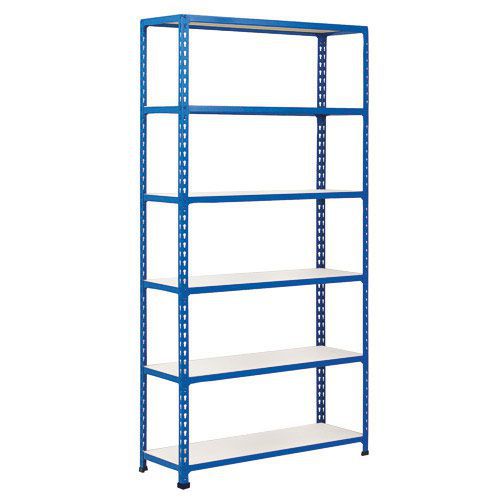 Rapid 2 Shelving (1980h x 915w) Blue - 6 Melamine Shelves