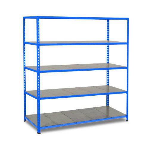 Rapid 2 Shelving (1980h x 1220w) Blue - 5 Galvanized Shelves