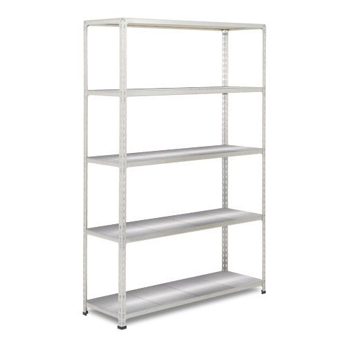 Rapid 2 Shelving (1980h x 1220w) Grey - 5 Galvanized Shelves
