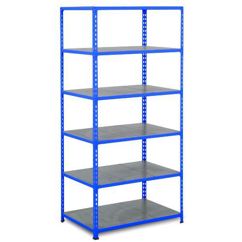 Rapid 2 Shelving (2440h x 1220w) Blue - 6 Galvanized Shelves