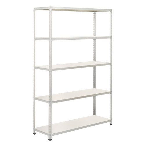 Rapid 2 Shelving (1980h x 915w) Galvanized - 5 Melamine Shelves