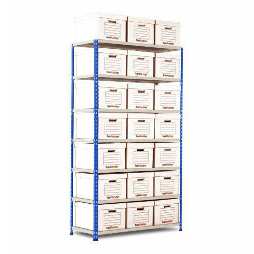 Rapid 2 Single Storage (1980h x 1120w) 21 White Document Boxes