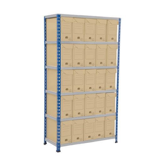 Rapisd Racking Emplotyees Rapid 2 Flip Top Storage Bays with 25 Boxes - Rapid Racking