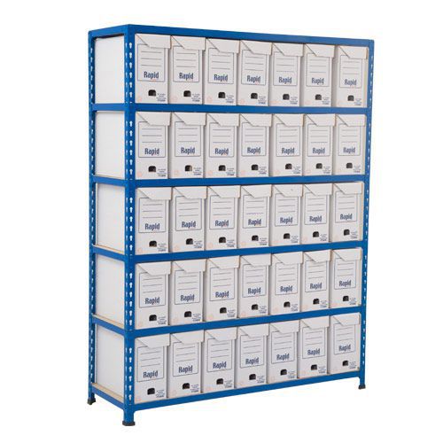 Rapid 2 (1600h x 1220w) Flip Top Storage Bays With 35 Boxes
