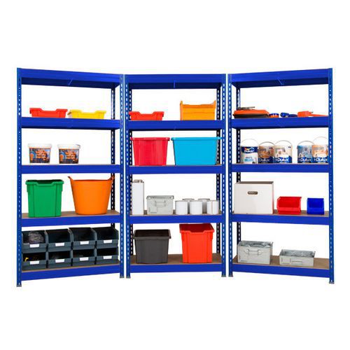 Rapid 3 Pro Shelving - Buy 2 Bays Get 1 Free - 1800h 450d with 5 Shelves