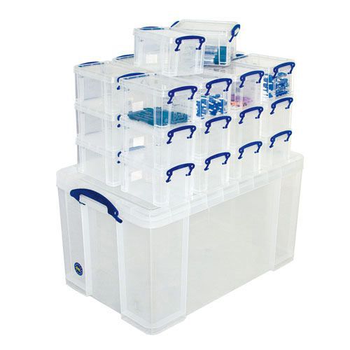 Really Useful Boxes Combo 1 x 84ltr and 26 x 1.6ltr