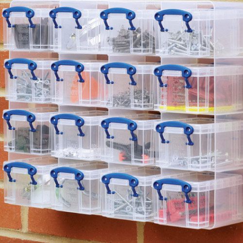 Really Useful Small Parts Storage Unit with 16 Boxes