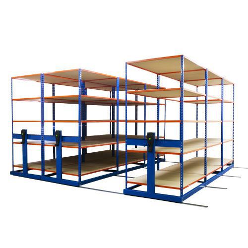 Rapid Mobile Shelving System With 6 Bays Of Rapid 2 (2010h x 4000w x 2440d)