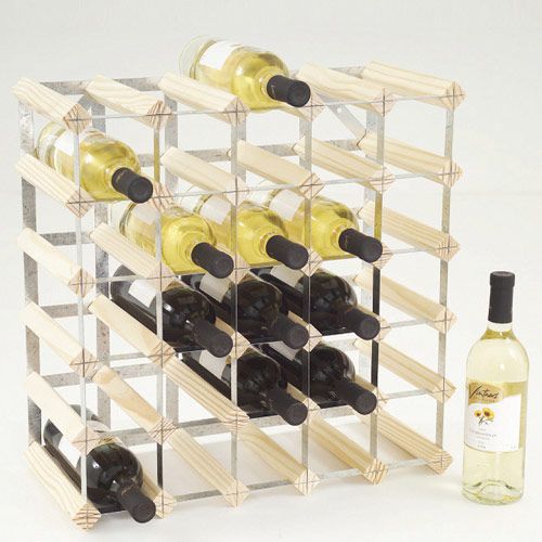 RTA Wooden Wine Rack with 30 or 72 Bottle Capacity - 233d