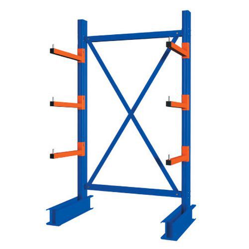 Heavy Duty Single Sided Cantilever Racking - 3000 x 900 Starter Bay