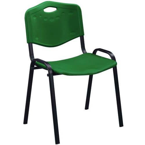 Reception/Waiting Room Chairs - Plastic Visitor Chair - Manutan Expert