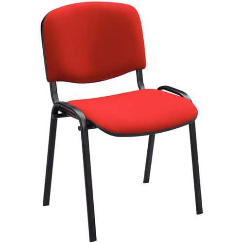 Stackable Fabric Meeting Room Chairs - Blackburn - Manutan Expert