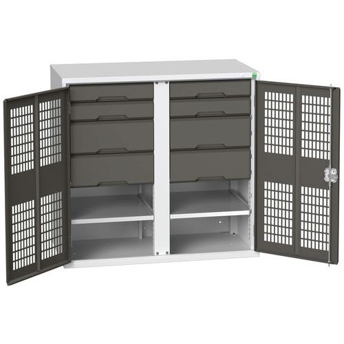 Bott Verso Shelf/Drawer Ventilated PPE Metal Cabinet HxW 1000x1050mm