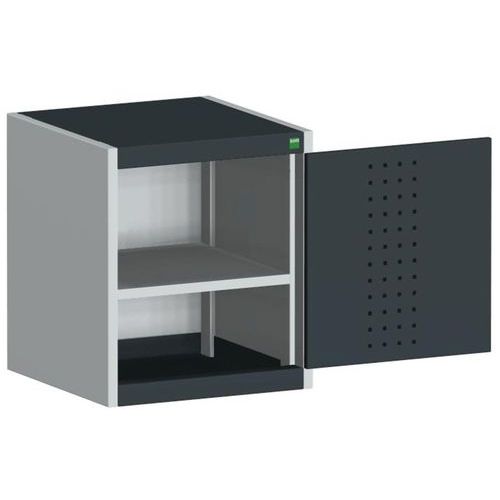 Bott Cubio Heavy Duty Tool Cupboard With Perfo Storage Doors WxD 525x525mm
