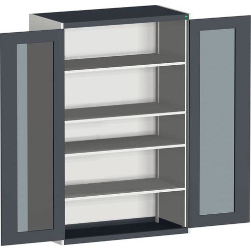 Bott Cubio Metal Cabinet With Vision Doors 2000x1300mm