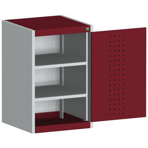 Bott Cubio Heavy Duty Tool Cupboard With Perfo Storage Doors WxD 525x525mm