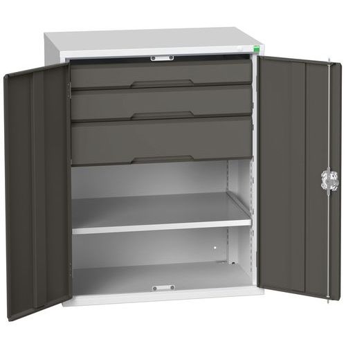 Bott Verso Multi Drawer/Shelves Kitted Metal Cabinet HxW 1000x800mm