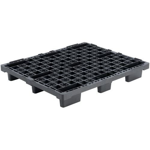 Heavy Duty Recycled Pallets - Lightweight Recycled Plastic - Manutan Expert