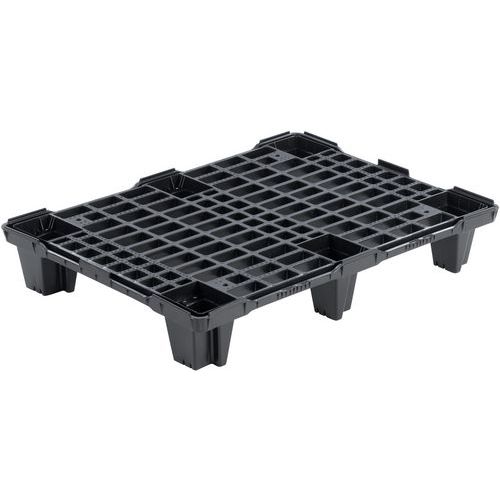 Heavy Duty Recycled Pallets - Lightweight Recycled Plastic - Manutan Expert