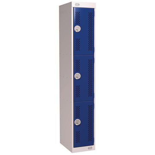 Metal Storage Lockers - 1-6 Ventilated Cabinets - Anti-Bacterial Coat