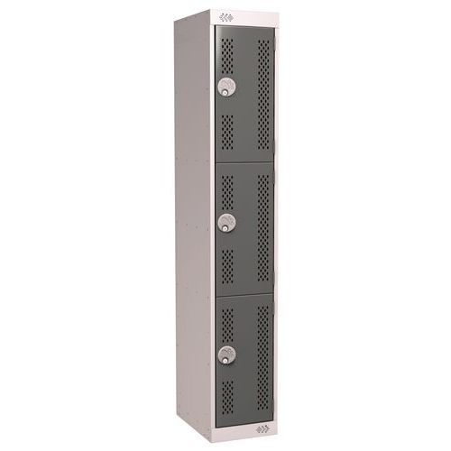 Metal Storage Lockers - 1-6 Ventilated Cabinets - Anti-Bacterial Coat