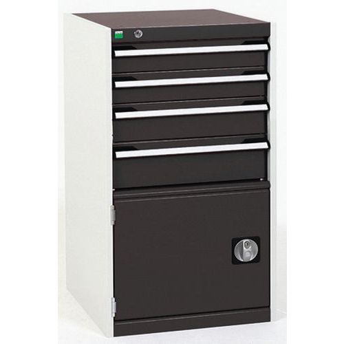 Bott Cubio Heavy Duty Metal Combination Tool Storage Cabinet WxD 525x650mm
