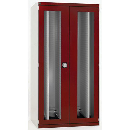 Bott Cubio Vision Door And 4 Louvre Sliding Panels Cabinet WxD 1050x650mm