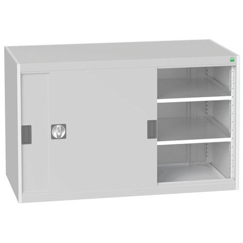 Bott Cubio Sliding Door Metal Storage Cabinet HxW 800x1300mm