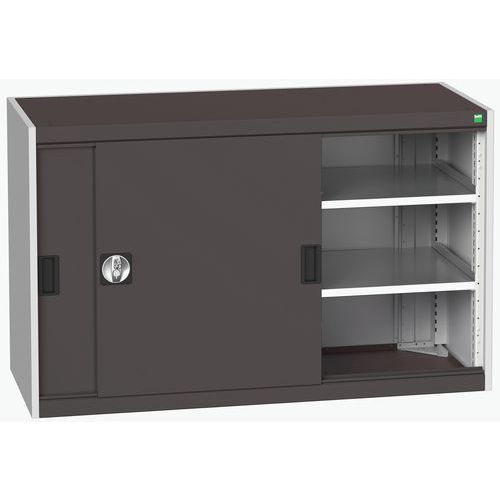 Bott Cubio Sliding Door Metal Storage Cabinet HxW 800x1300mm