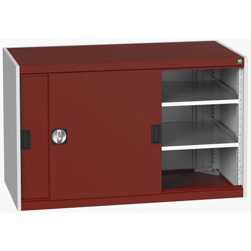 Bott Cubio Sliding Door Metal Storage Cabinet HxW 800x1300mm