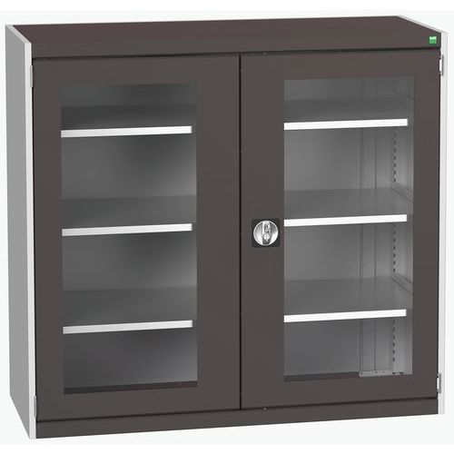 Bott Cubio Metal Cabinet With Vision Doors 1200x1300mm