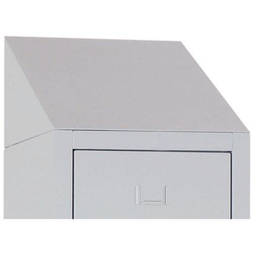 Sloped top for 1 to 4-column locker - Manutan
